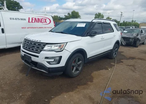 2016 Ford Explorer Xlt z USA, uszkodzony, nr VIN 1FM5K8D89GGC27313